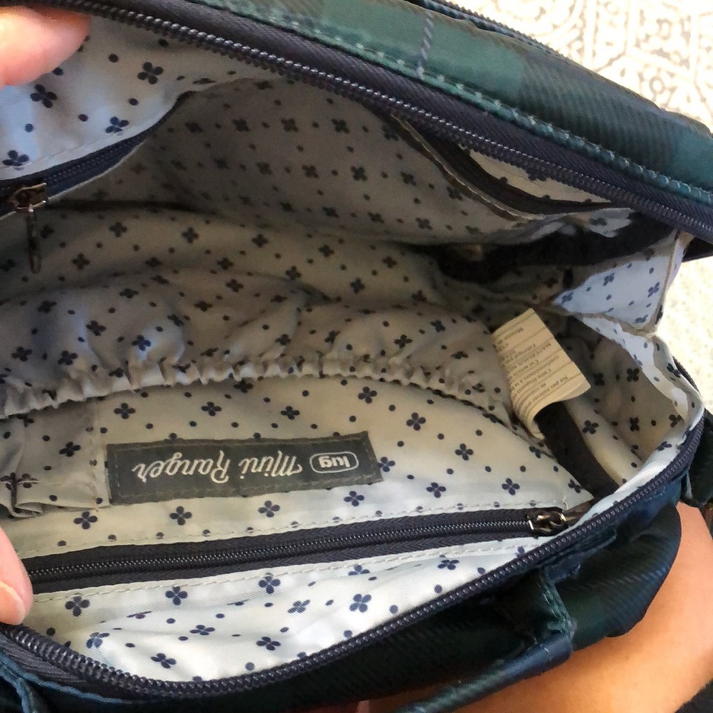 Lug Mini Ranger Cross body bag - POP PLAID NAVY - Picture 2 of 9